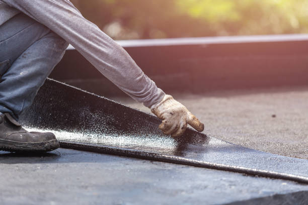 Professional Basement Waterproofing technician working in Elora, TN